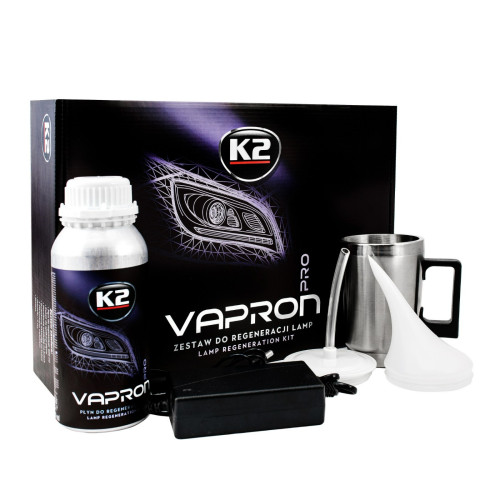 Scheinwerfer Reparaturset Aufbereitung 600ml K2 VAPRON PRO  D7900