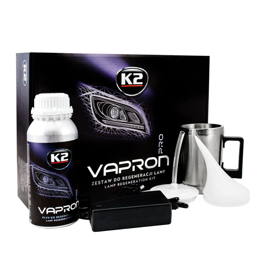 Scheinwerfer Reparaturset Aufbereitung 600ml K2 VAPRON PRO  D7900