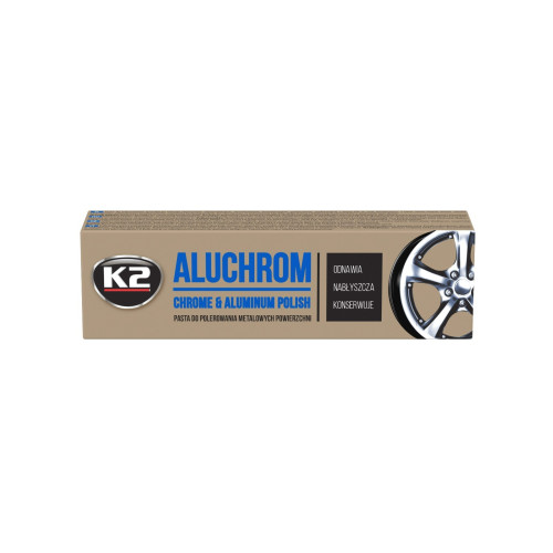 K2 ALUCHROM Metallpolitur 120g Chrom Aluminium Polierpaste K003 K0031