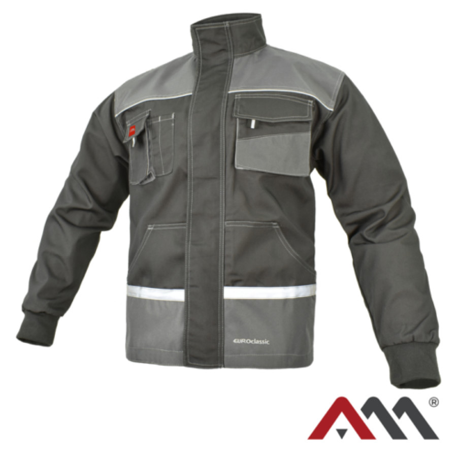 Arbeitsjacke Schutzjacke Sicherheitsjacke JACKE für Handwerker EUROCLASSIC Neu