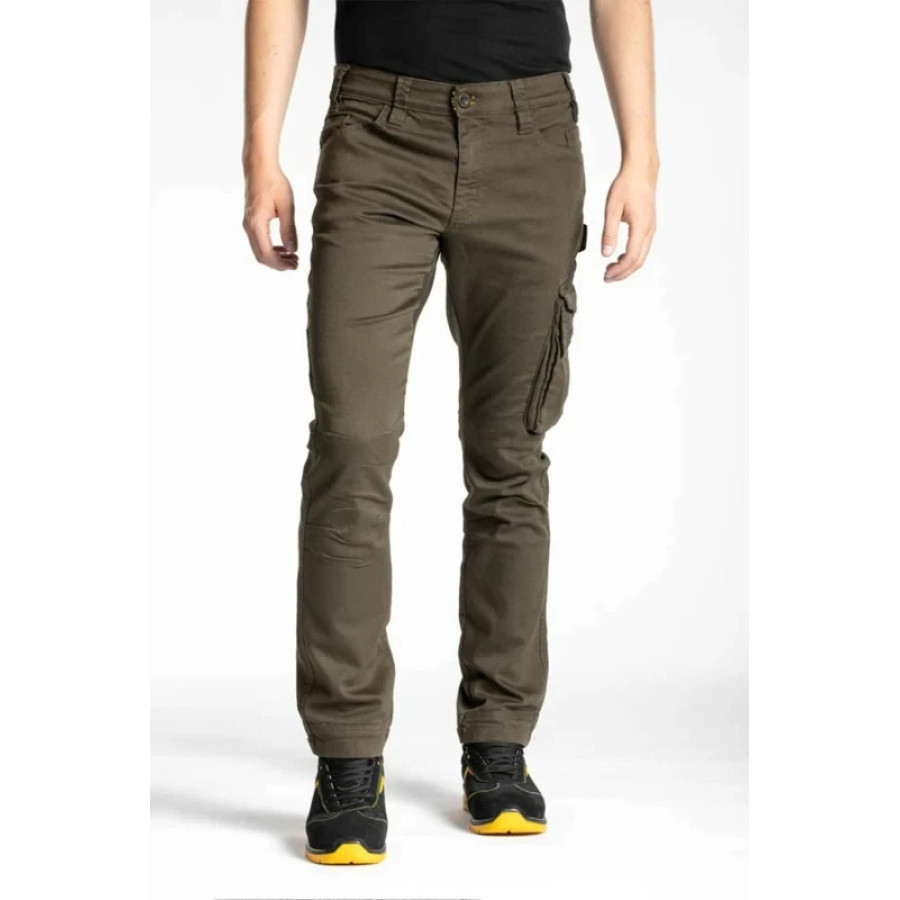 Rica Lewis JOBC Arbeitshose Herren Stretch Bundhose Fibreflex Multipocket Grün